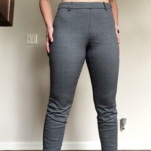 Blue and Black Patterned Pant